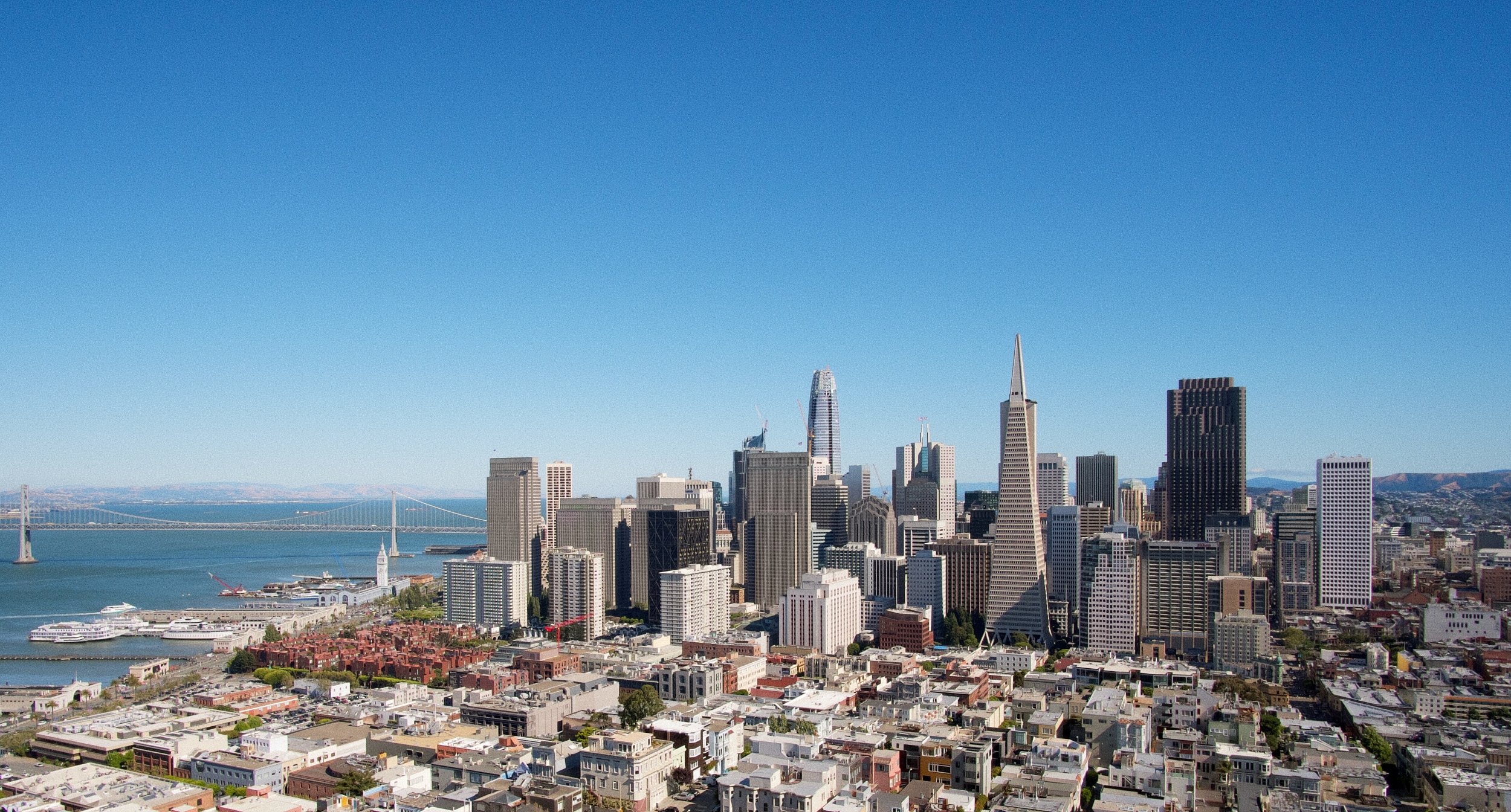 San Francisco skyline in the daytime.