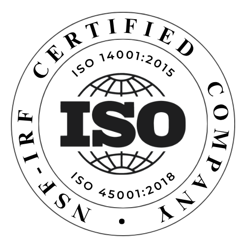 ISO logo: bold 'ISO' text over a stylized globe grid.